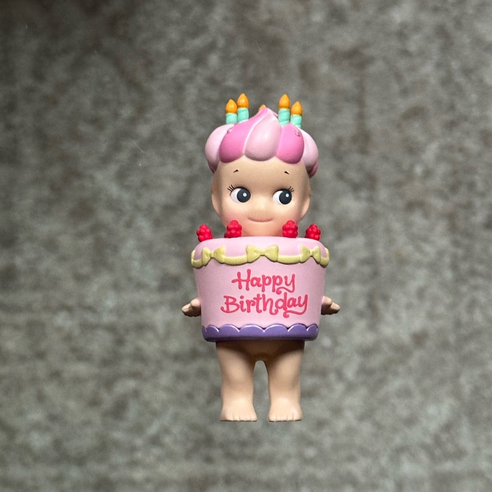Sonny Angel Happy Birthday Cake Figurine OBO